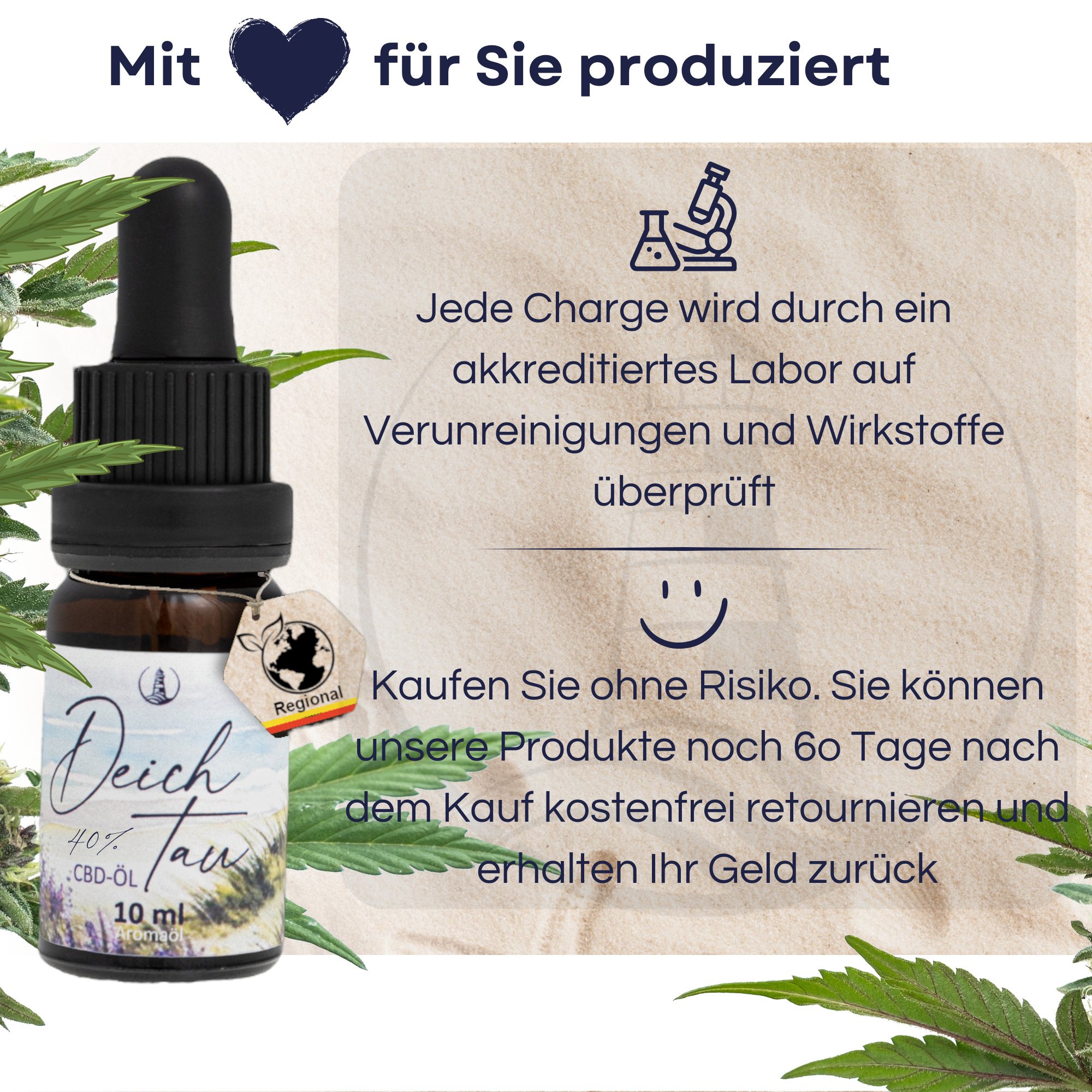 Deichtau CBD-Öl 40% Vollspektrum