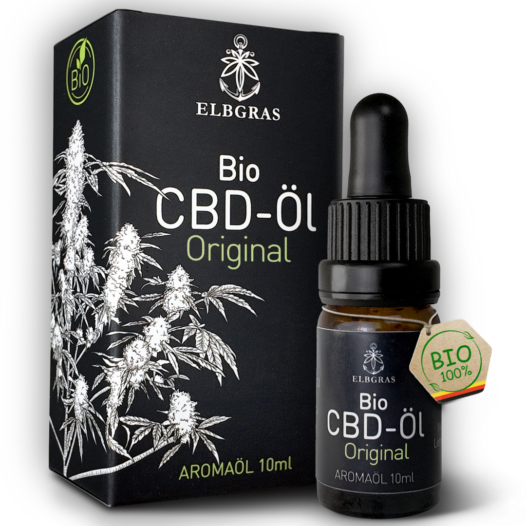 Elbgras Black Bio-CBD-Öl 10% Vollspektrum