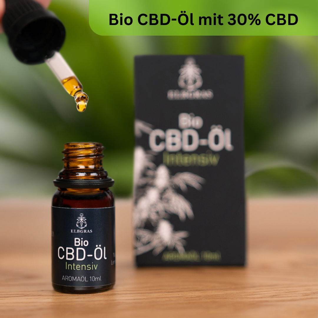 Elbgras Black Bio-CBD-Öl 30% Vollspektrum