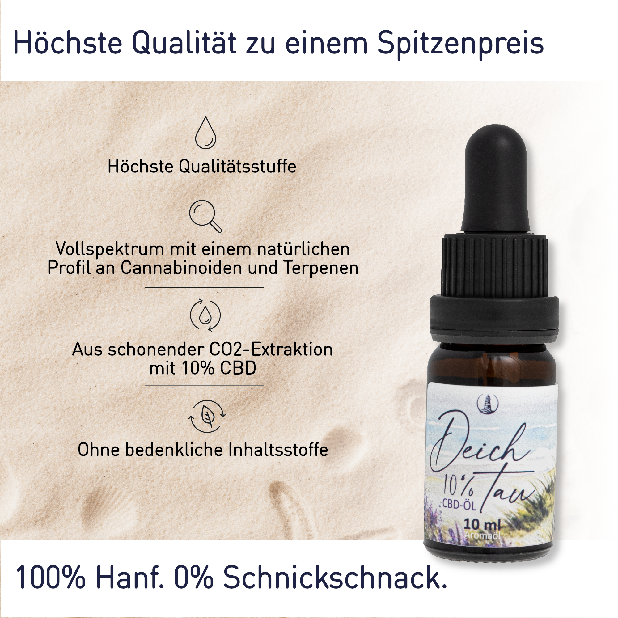 Deichtau CBD-Öl 10% Vollspektrum