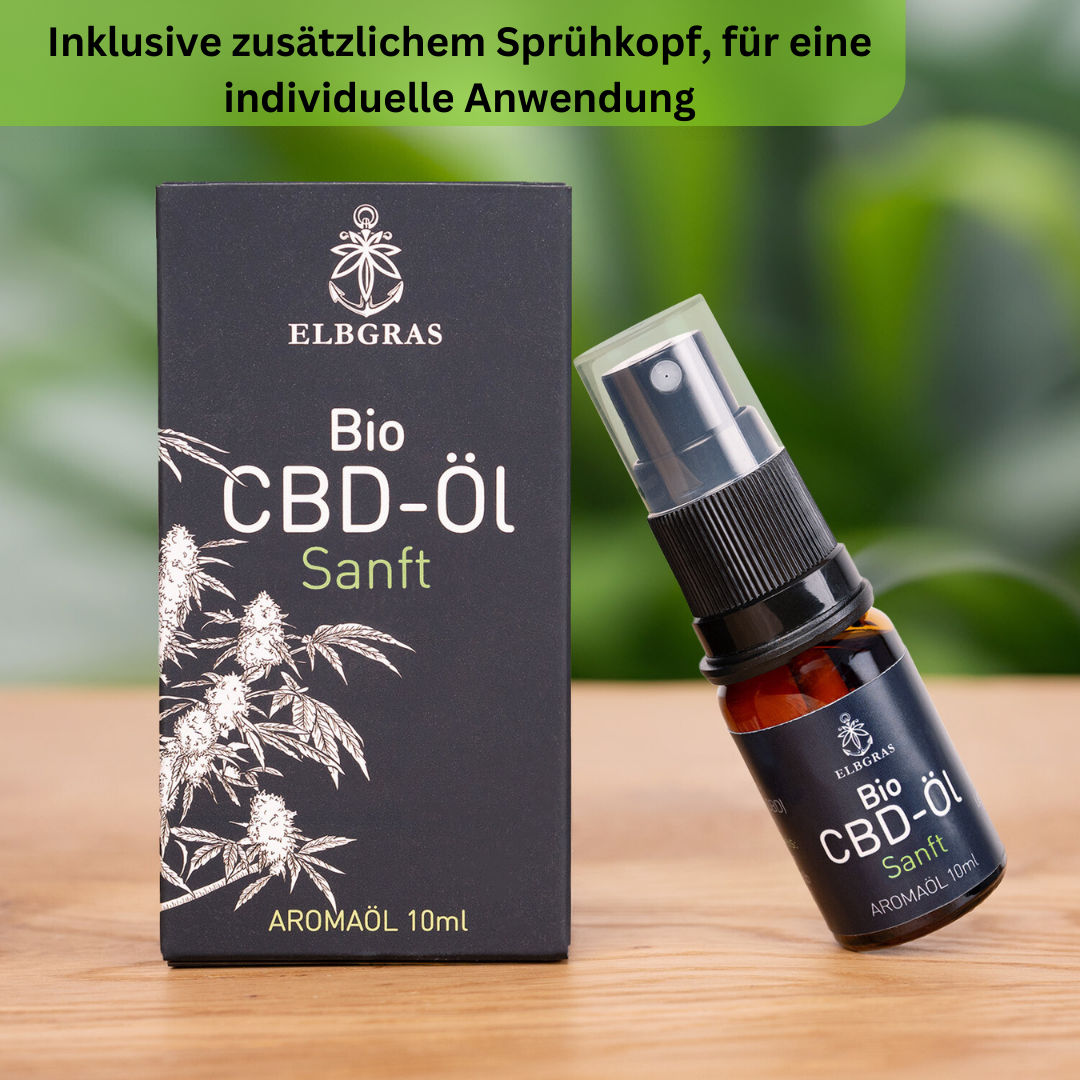 Elbgras Black Bio-CBD-Öl 10% Vollspektrum