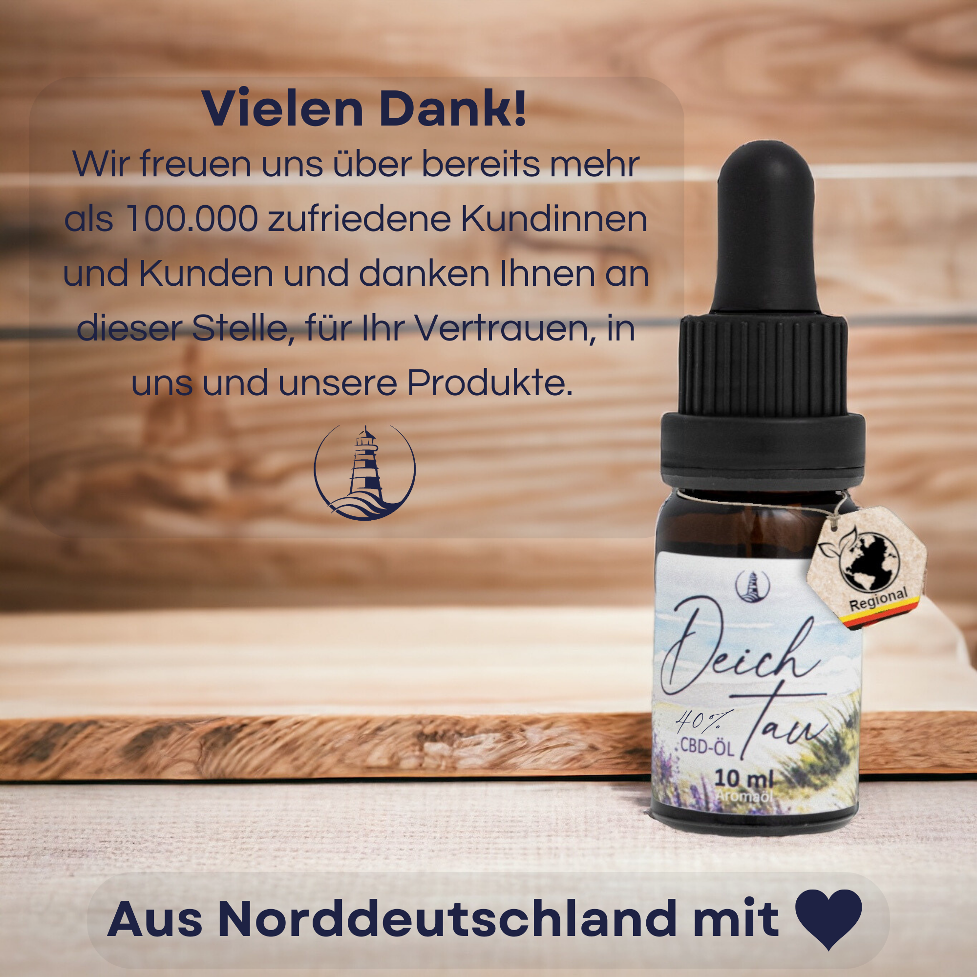 Deichtau CBD-Öl 40% Vollspektrum