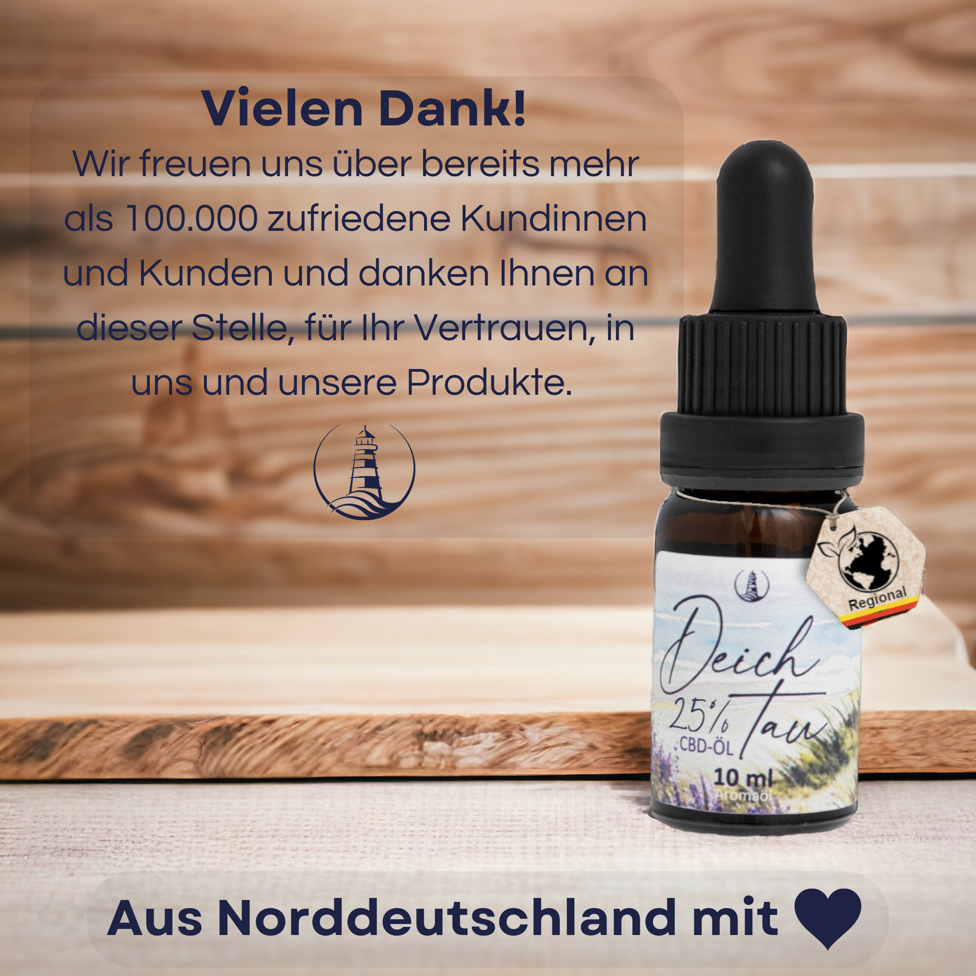 Deichtau CBD-Öl 25% Vollspektrum